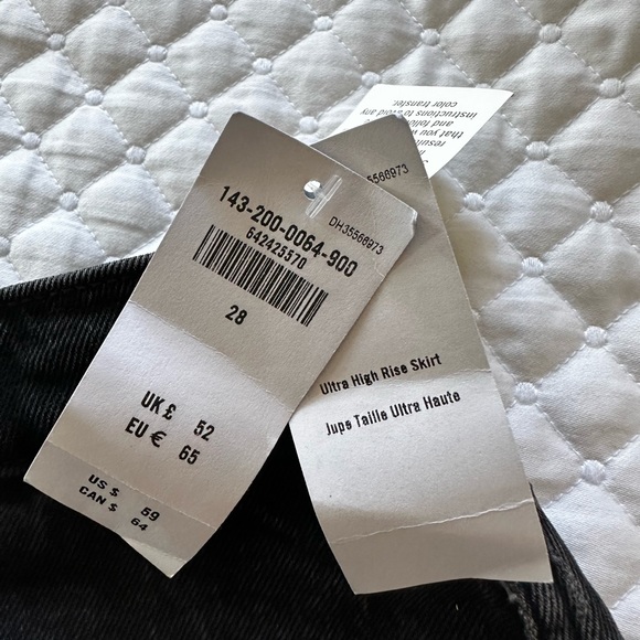 Abercrombie & Fitch High waisted Denim Mini Skirt - Picture 4 of 5